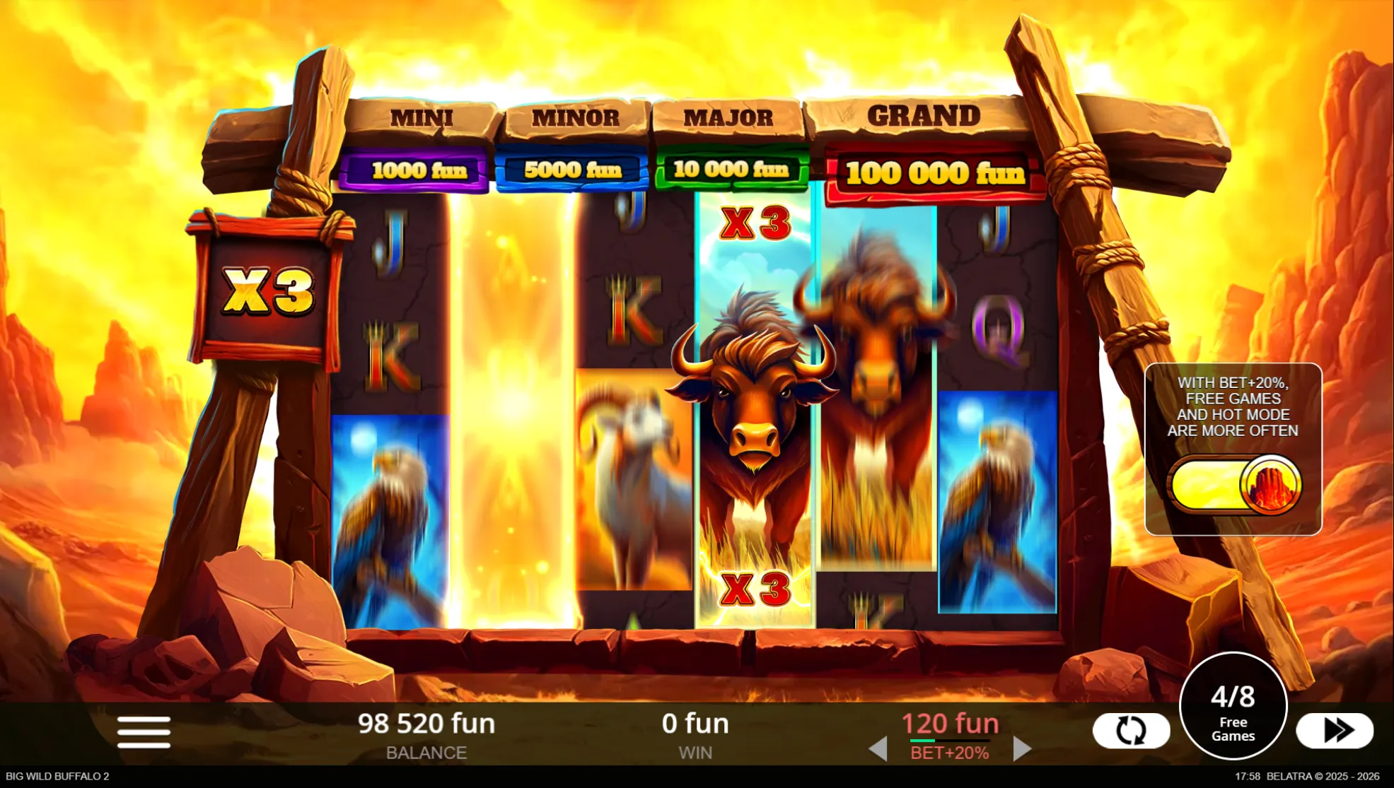 virtual credits and bright game flow